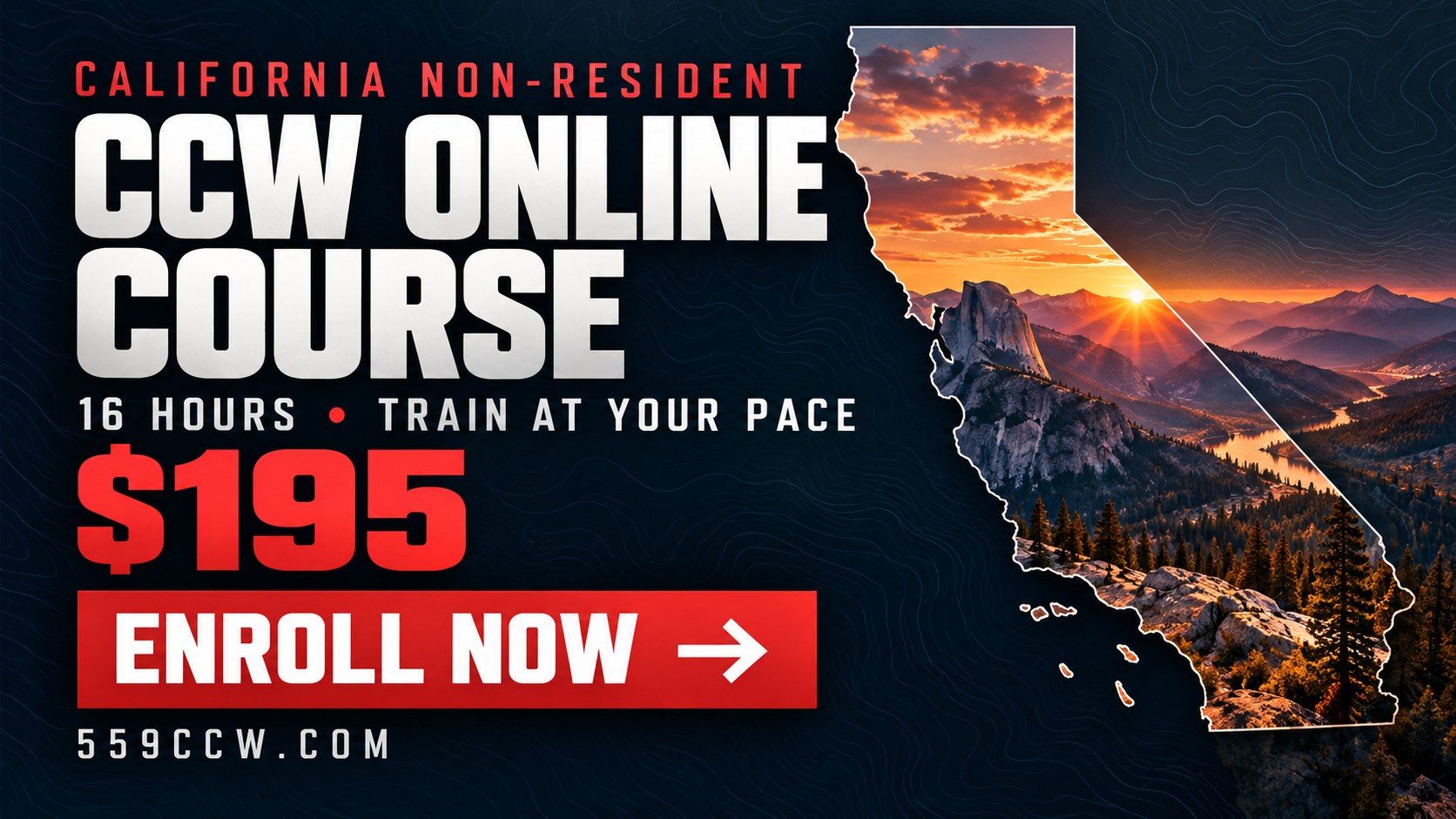 Non-Residents Online California CCW Permit Course