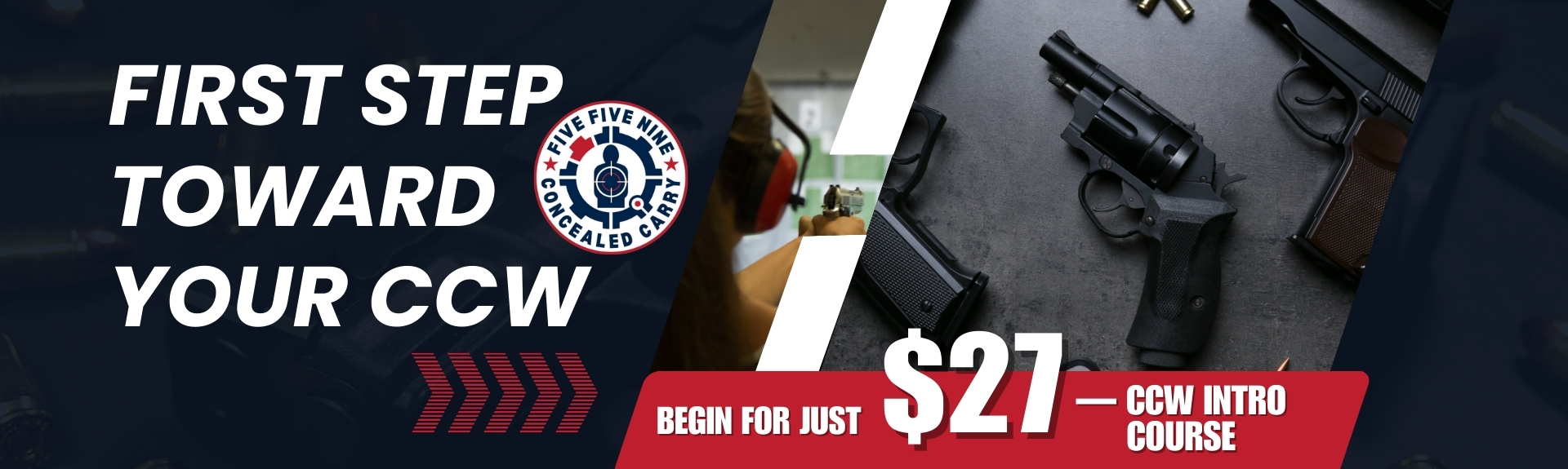 559CCW California Online CCW Permit Course Concealed Carry Permit Foundations Course Banner 5