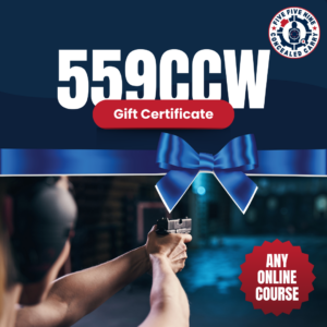 559CCW California Online CCW Permit Course Gift Certificate 1