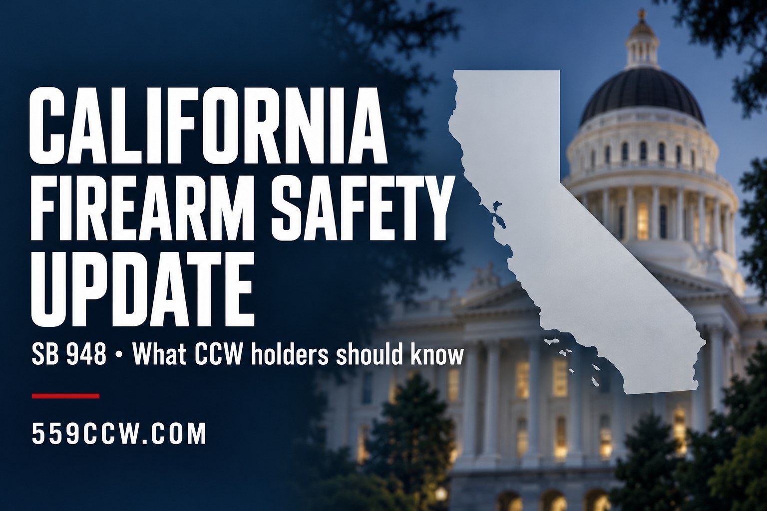 California SB 948: What the New FSC Training Law Means for CCW Holders