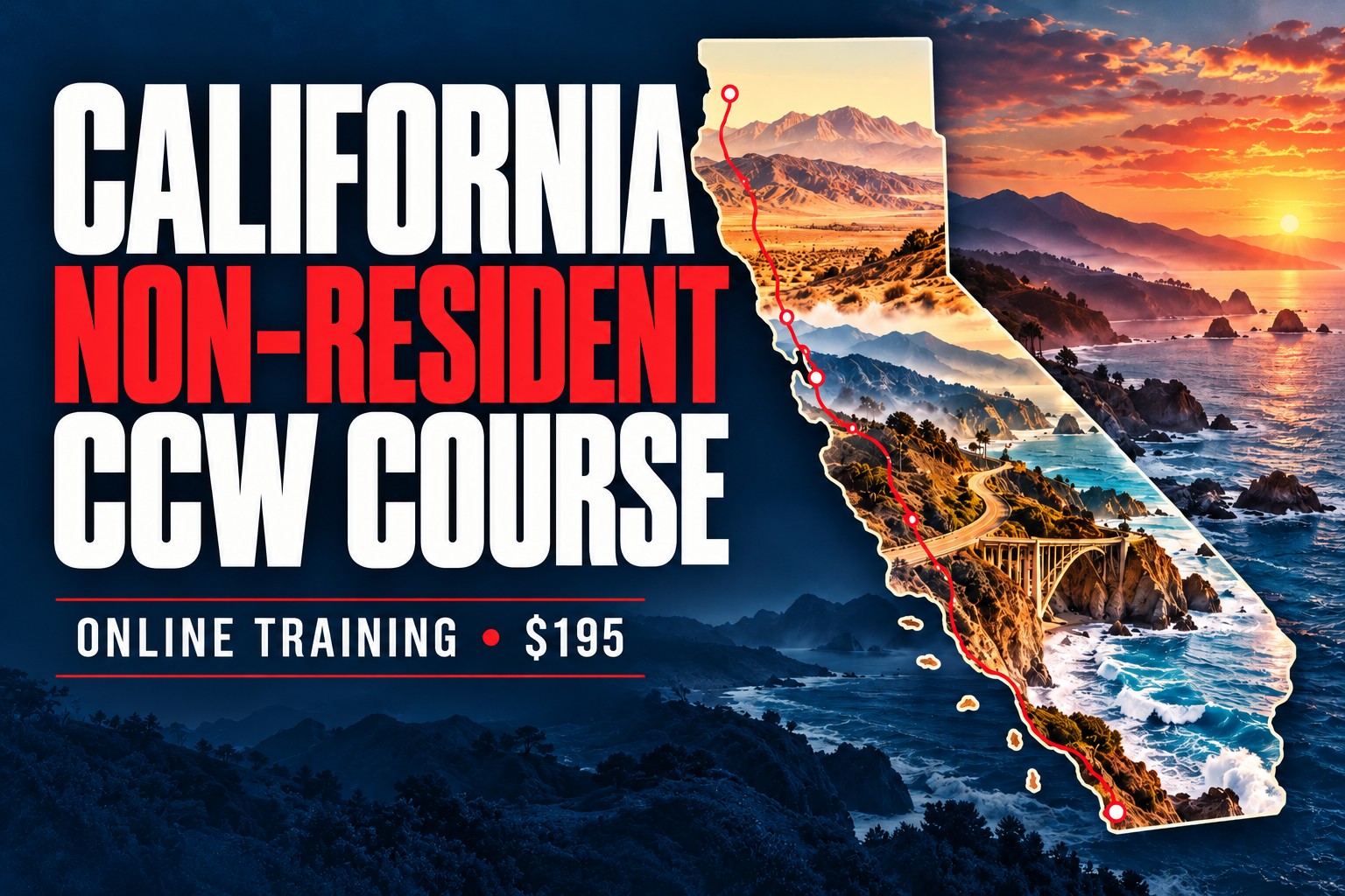 California Non-Resident CCW Course — $195