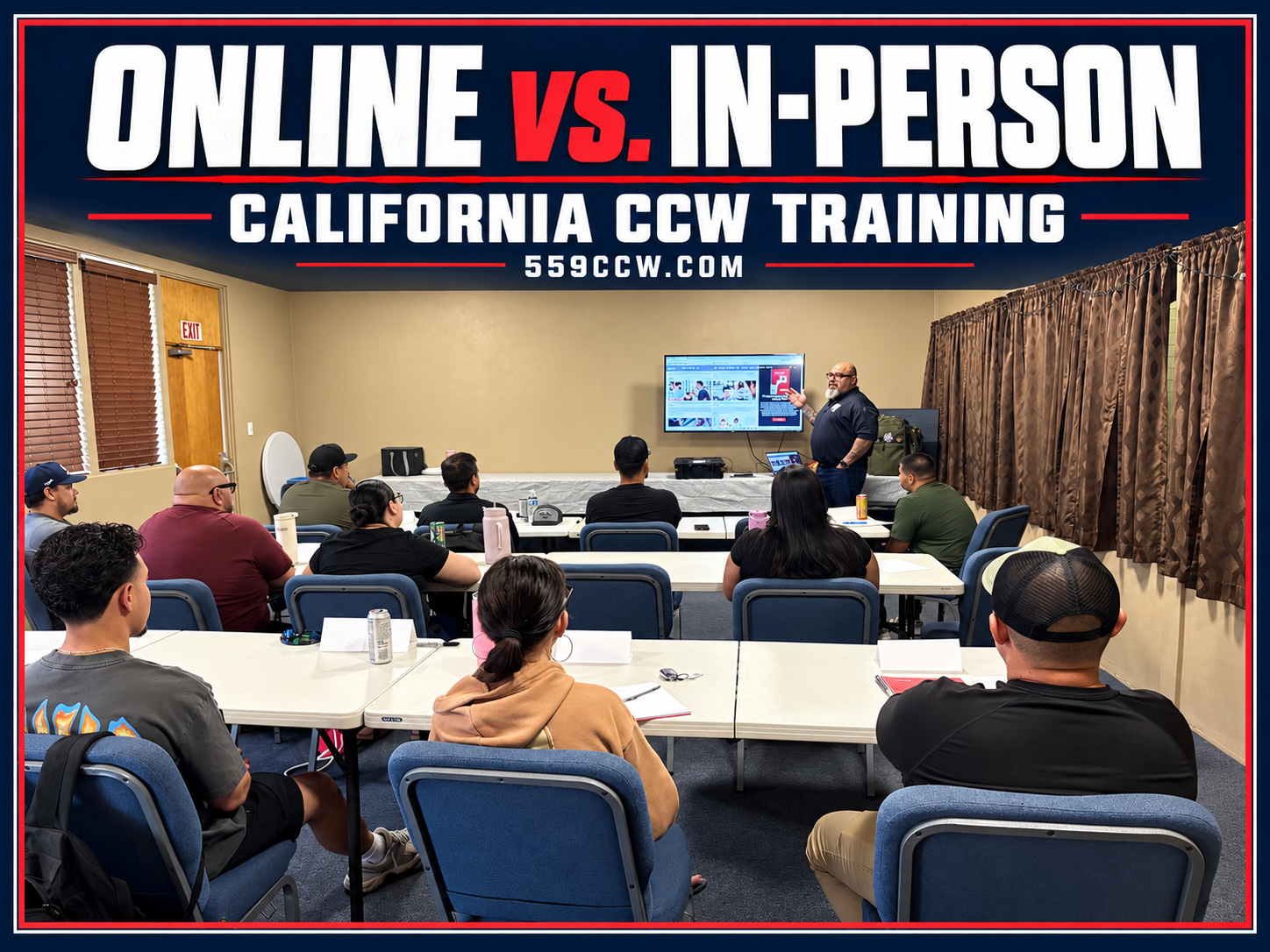 Online vs. In-Person California CCW Training: Which Option Fits You?